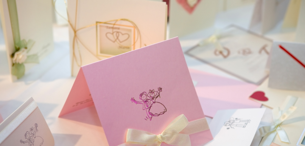 A pretty and fun, written invitation to a bridal shower