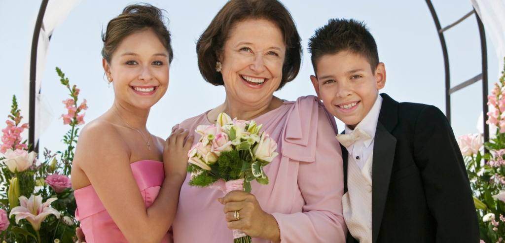 Mother of the Bride and younger siblings